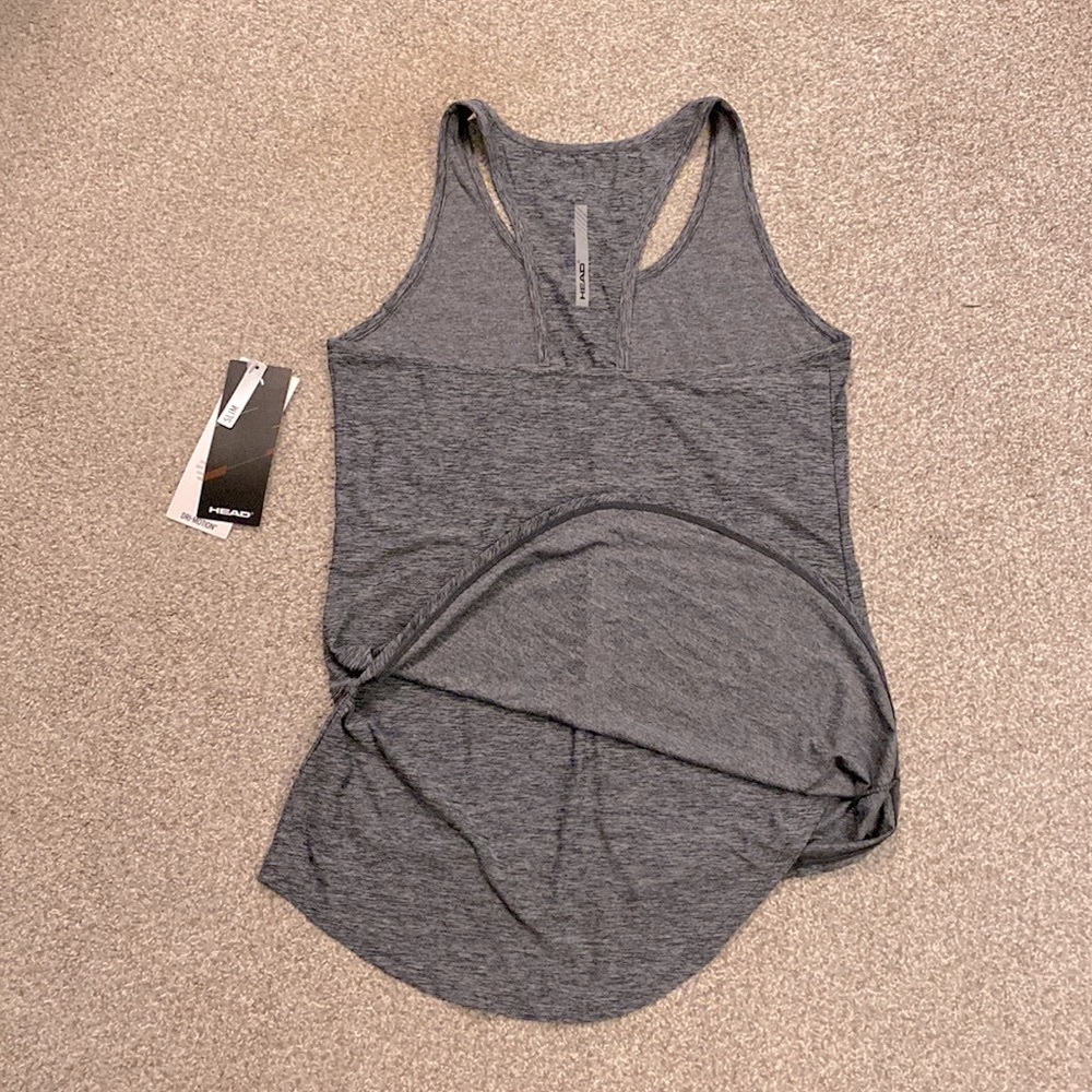 NWT Head Rally Tank- Black Heather - Picture 2 of 8